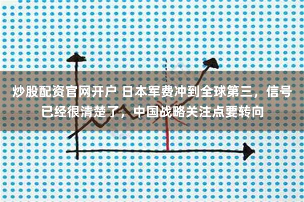 炒股配资官网开户 日本军费冲到全球第三，信号已经很清楚了，中国战略关注点要转向