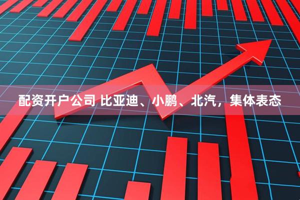 配资开户公司 比亚迪、小鹏、北汽，集体表态